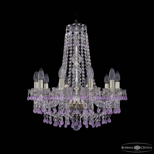 Подвесная люстра Bohemia Ivele Crystal 1410 1410/10/195/h-60 G V7010