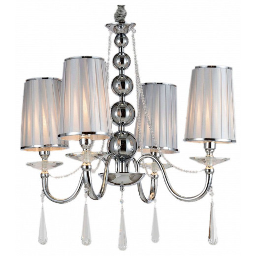 Подвесная люстра LUMINA DECO Fabione LDP 1200-4 CHR