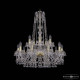 Подвесная люстра Bohemia Ivele Crystal 1409 1409/10+5/240/h-77 G