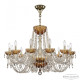 Подвесная люстра Bohemia Ivele Crystal 5402 5402/12/300 G Amber/M-1G