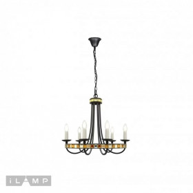 Подвесная люстра iLamp Dream 10190-6P BK