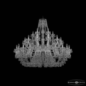 Подвесная люстра Bohemia Ivele Crystal 1409 1409/24+12+6/530 Ni
