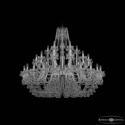 Подвесная люстра Bohemia Ivele Crystal 1409 1409/24+12+6/530 Ni