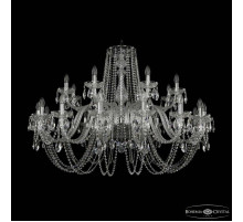 Подвесная люстра Bohemia Ivele Crystal 1402 1402/16+8/460 Ni