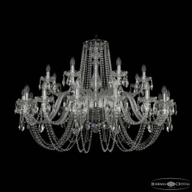 Подвесная люстра Bohemia Ivele Crystal 1402 1402/16+8/460 Ni