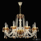 Подвесная люстра Bohemia Ivele Crystal 5402 5402/8/240 G Amber/M-1F K721
