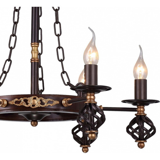 Подвесная люстра Arte Lamp Cartwheel A4550LM-6CK