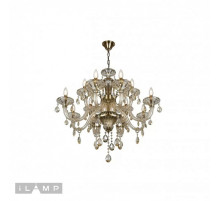Подвесная люстра iLamp Asia 61079-8+4 BR