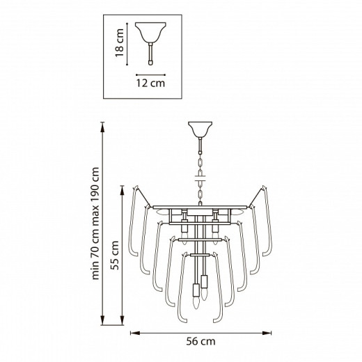 Подвесная люстра Lightstar Retro II 799102