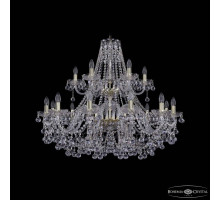 Подвесная люстра Bohemia Ivele Crystal 1409 1409/12+6/360/2d G
