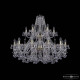 Подвесная люстра Bohemia Ivele Crystal 1409 1409/12+6/360/2d G