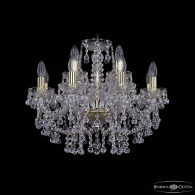 Подвесная люстра Bohemia Ivele Crystal 1409 1409/8+4/195 G