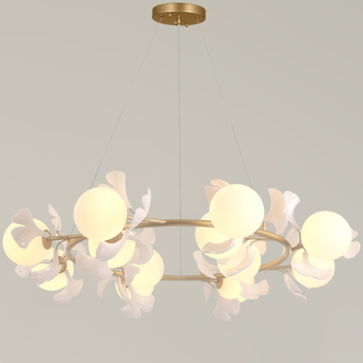 Подвесная люстра ILLUMICO IL1530 IL1530-12PPA-26 GD BOND