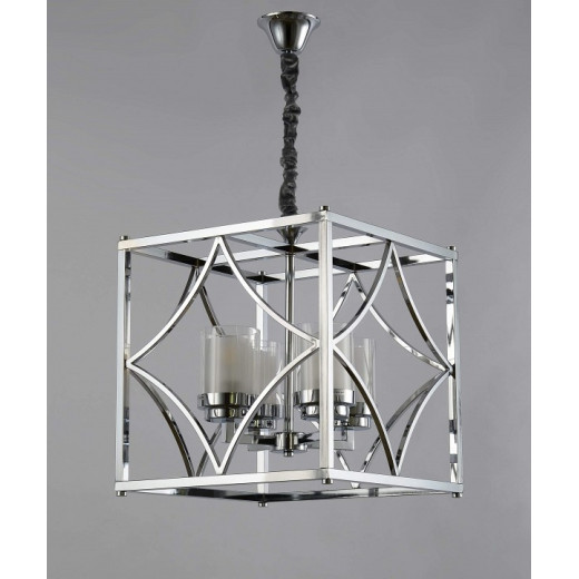 Подвесная люстра LUMINA DECO Quadrato LDP 1223-4 CHR