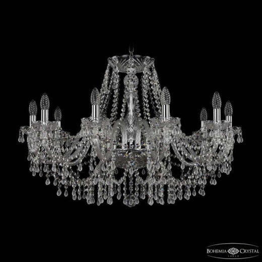 Подвесная люстра Bohemia Ivele Crystal 1410 1410/10/300 Ni V0300