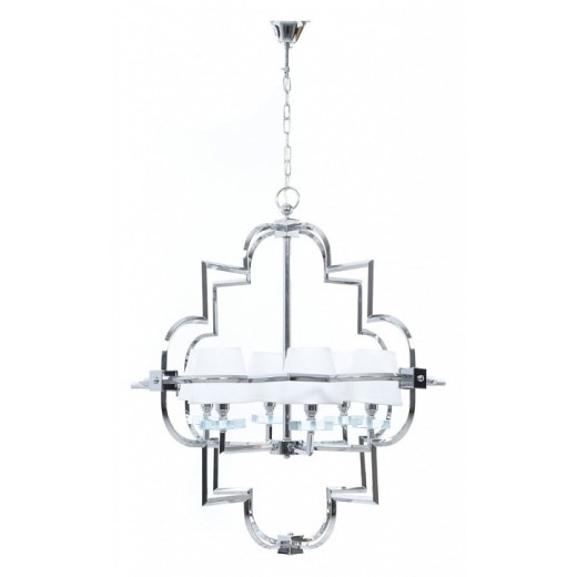 Подвесная люстра LUMINA DECO Baltimore LDP 8020-6 CHR+WT