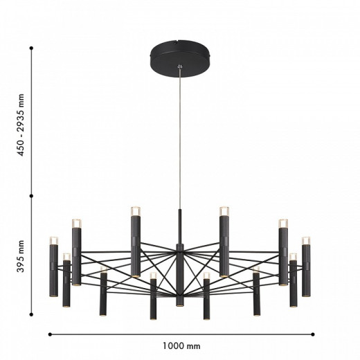 Подвесная люстра Favourite Blick 4758-12P