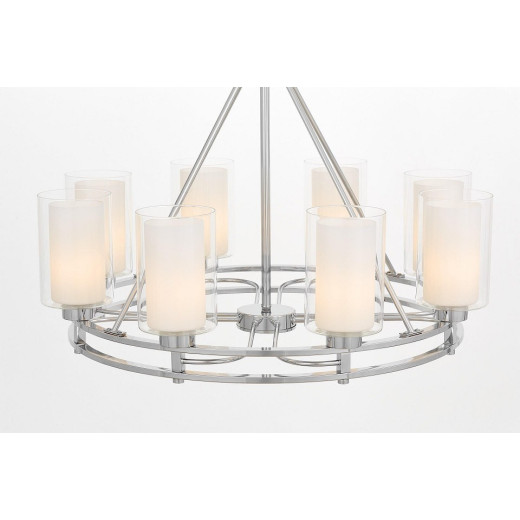 Подвесная люстра LUMINA DECO Marietta LDP 8025-8 CHR+WT