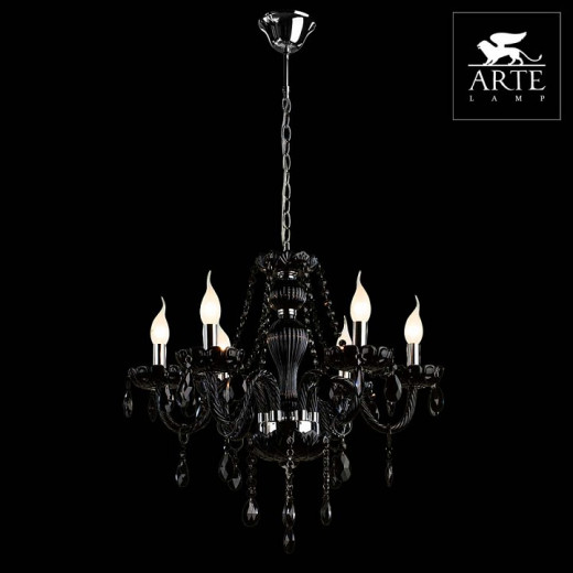 Подвесная люстра Arte Lamp Teatro A3964LM-6BK