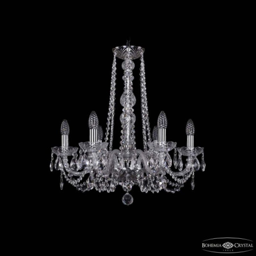 Подвесная люстра Bohemia Ivele Crystal 1402 1402/6/195/h-58 Ni