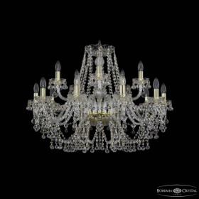 Подвесная люстра Bohemia Ivele Crystal 1409 1409/10+5/300 G