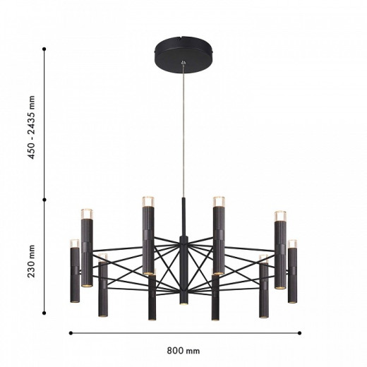 Подвесная люстра Favourite Blick 4758-10P