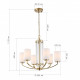 Подвесная люстра ST-Luce BRASS SL1403.303.06