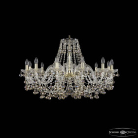 Подвесная люстра Bohemia Ivele Crystal 1409 1409/12/360 G K801