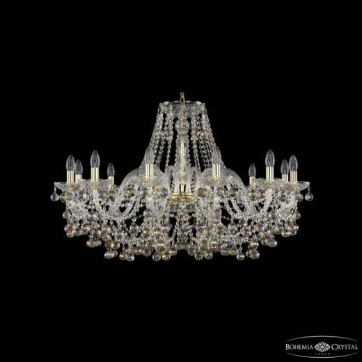 Подвесная люстра Bohemia Ivele Crystal 1409 1409/12/360 G K801