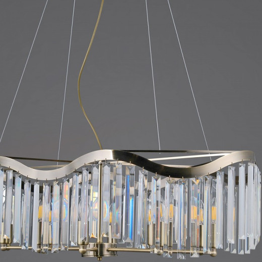 Подвесная люстра ILLUMICO IL3475 IL3475-10PSQ-25AB ELITE