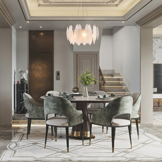 Подвесная люстра Arte Milano AM-4653 4653.D450.H240.E14.5 Ni