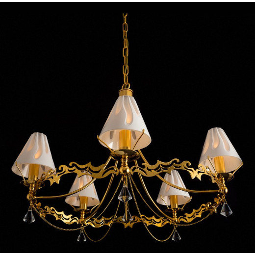 Подвесная люстра Arte Lamp Fuji A1626LM-5GO
