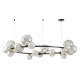 Подвесная люстра LUMINA DECO MERIDO LDP 7033-24 BK+GY