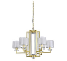 Подвесная люстра Newport ALEXANDRA 4406+1/C mat.gold