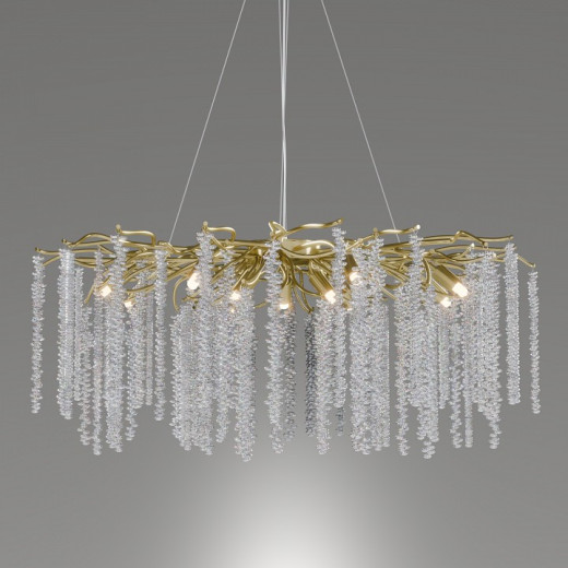 Подвесная люстра LIGHTERA Curls LE303L-11G