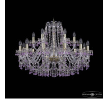 Подвесная люстра Bohemia Ivele Crystal 1410 1410/12+6/300 G V7010