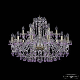 Подвесная люстра Bohemia Ivele Crystal 1410 1410/12+6/300 G V7010