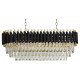 Подвесная люстра LUMINA DECO MAZINI LDP 6003-800-PR BK+F.GD