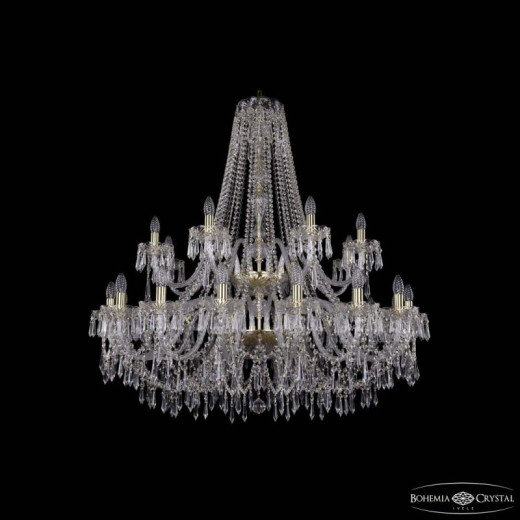 Подвесная люстра Bohemia Ivele Crystal 1403 1403/20+10/400/2d G
