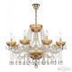 Подвесная люстра Bohemia Ivele Crystal 5413 5413/8/240 G Amber/M-1G