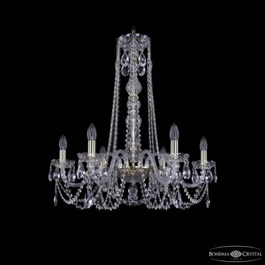 Подвесная люстра Bohemia Ivele Crystal 1402 1402/6/240/h-73 G