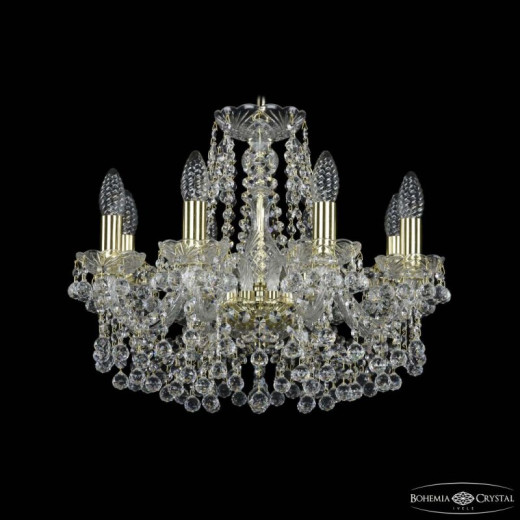 Подвесная люстра Bohemia Ivele Crystal 1409 1409/8/160 G
