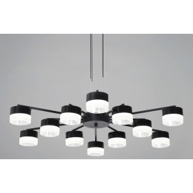 Подвесная люстра  19490-0.4-6+6 Black