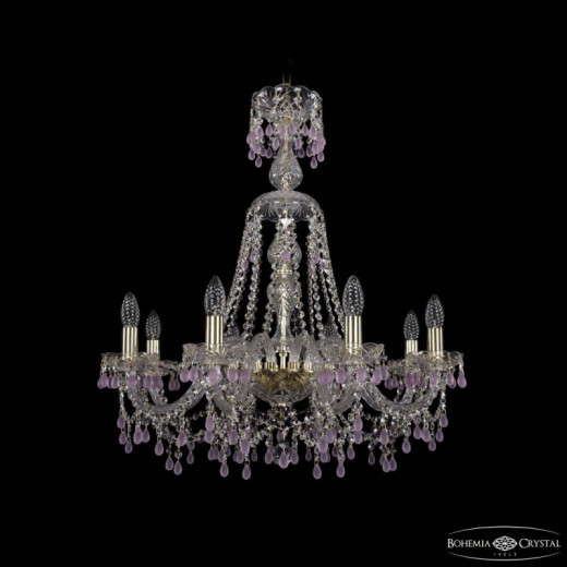 Подвесная люстра Bohemia Ivele Crystal 1410 1410/8/240/XL-74 G V7010
