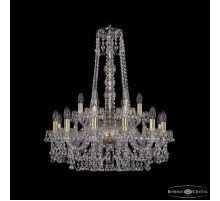 Подвесная люстра Bohemia Ivele Crystal 1409 1409/12+6/240/h-77 G