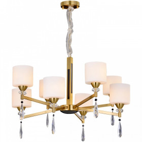 Подвесная люстра ILLUMICO IL5182 IL5182-8PLS-29 BRASS KELTIC