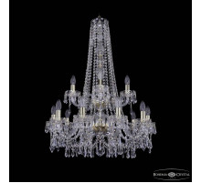 Подвесная люстра Bohemia Ivele Crystal 1403 1403/10+5/240/h-92/2d G