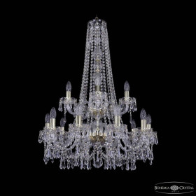 Подвесная люстра Bohemia Ivele Crystal 1403 1403/10+5/240/h-92/2d G
