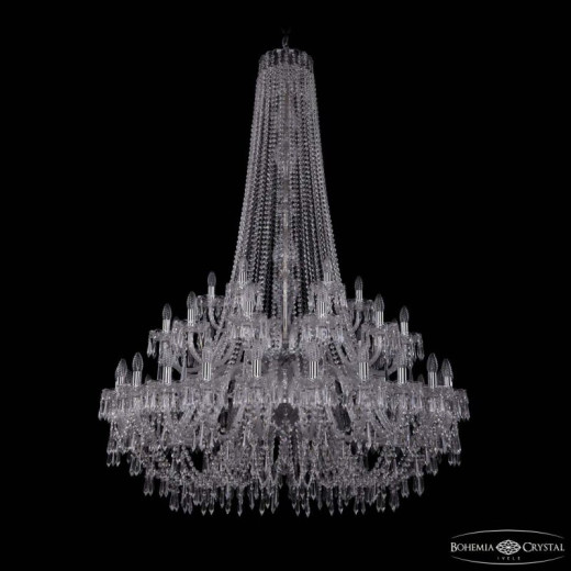 Подвесная люстра Bohemia Ivele Crystal 1403 1403/24+12+6/460/h-177/2d Ni