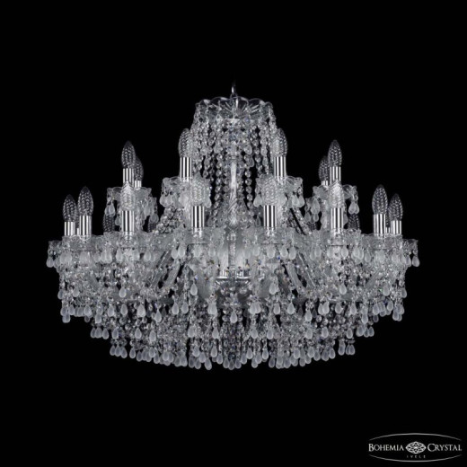 Подвесная люстра Bohemia Ivele Crystal 1410 1410/16+8/300 Ni V0300